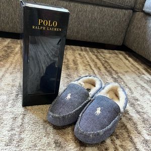 New Polo Ralph Lauren Mens Slipper Moccasins